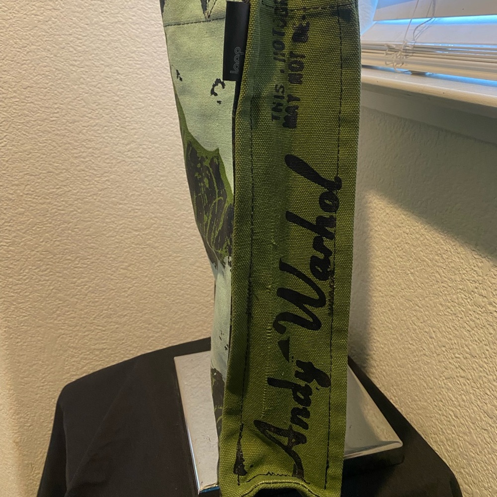Andy Warhol 1964 Vintage green Canvas Tote Bag